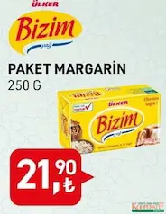 BİZİM PAKET MARGARİN 250 G